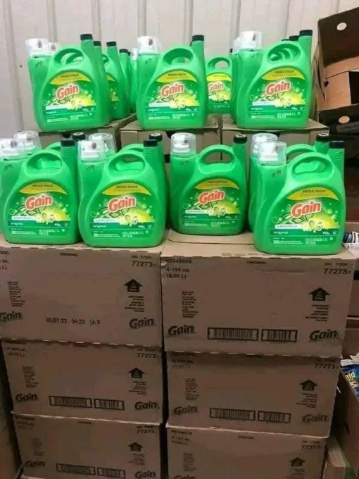 wholesale laundry detergent pallets