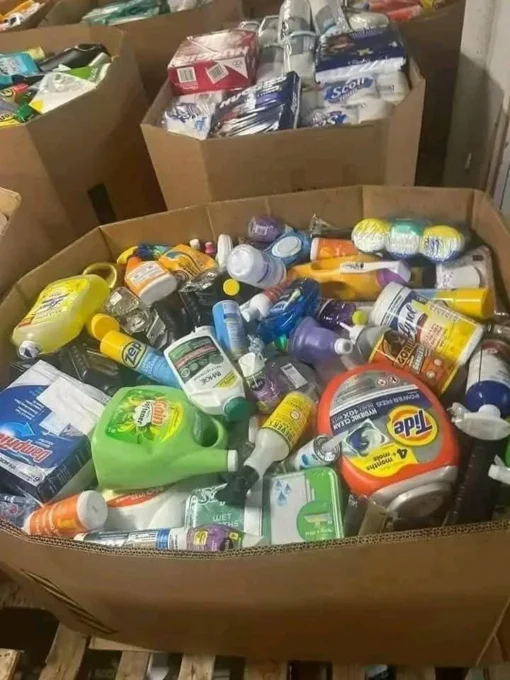 wholesale laundry detergent pallets