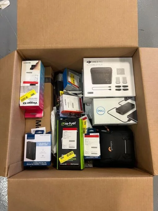 venta de mercancía electrónica por lote