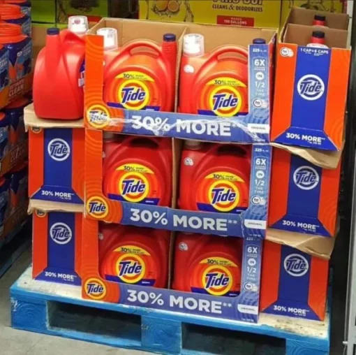 wholesale laundry detergent pallets
