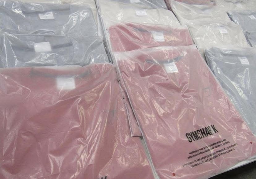 gymshark fitness clothing liquidation pallets