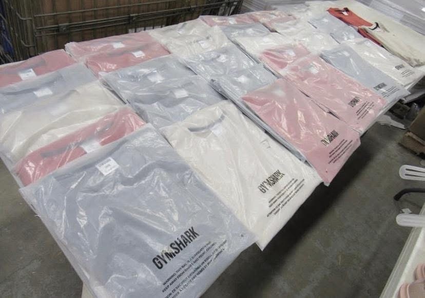 gymshark fitness clothing liquidation pallets