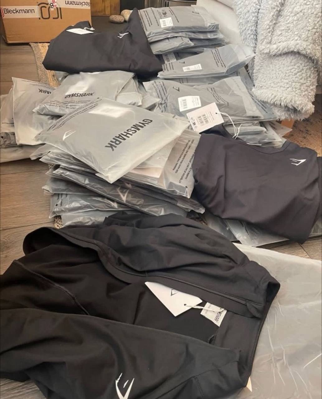 gymshark fitness clothing liquidation pallets