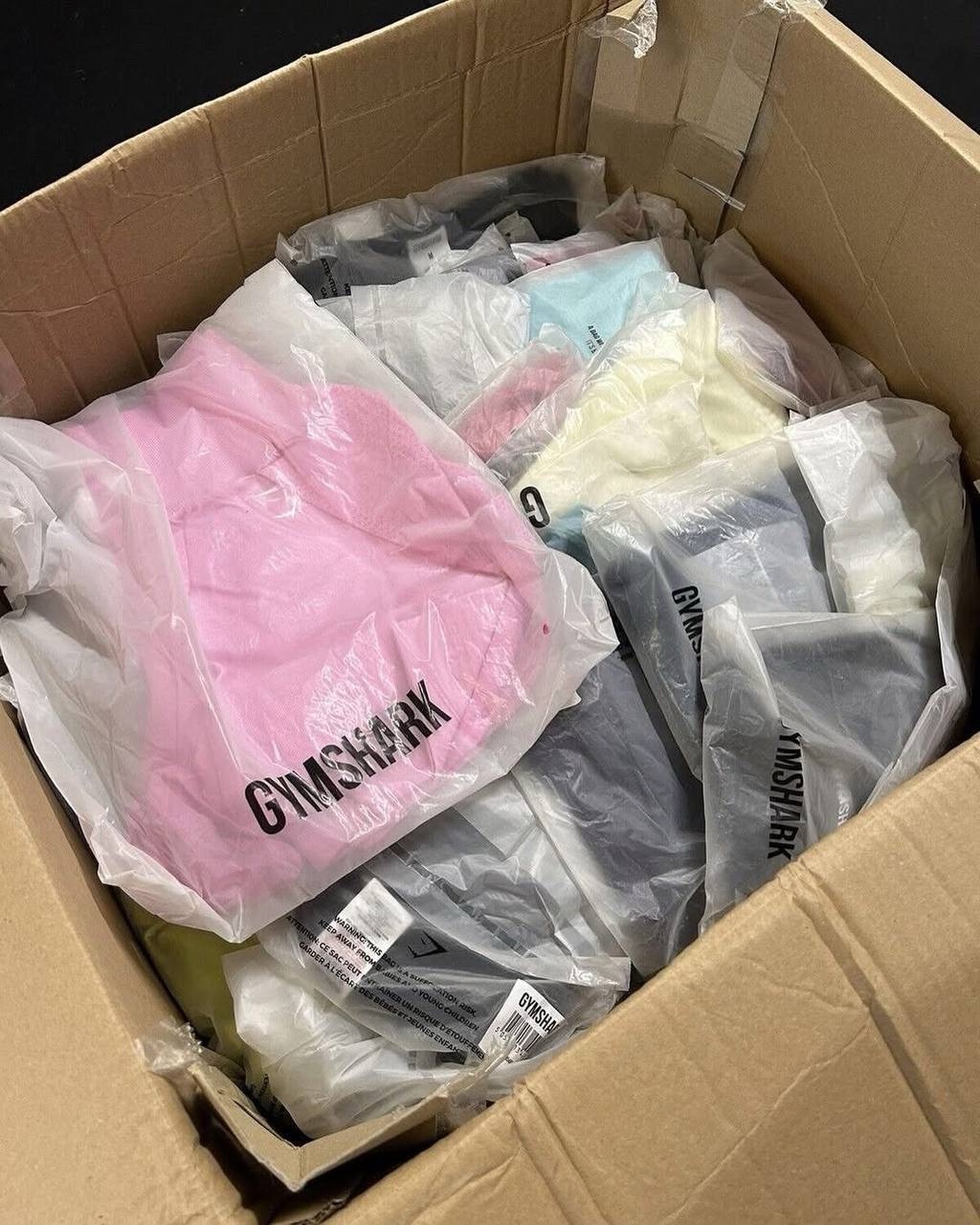 gymshark fitness clothing liquidation pallets